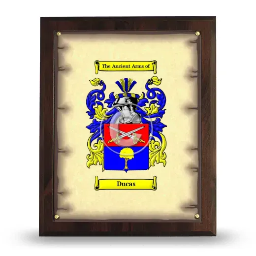 Ducas Coat of Arms Plaque