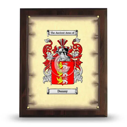 Dunny Coat of Arms Plaque