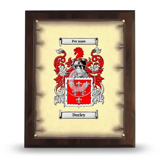 Durley Coat of Arms Plaque
