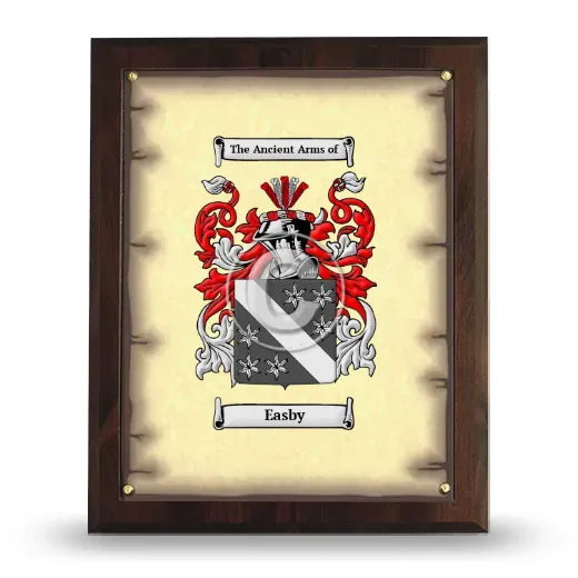 Easby Coat of Arms Plaque
