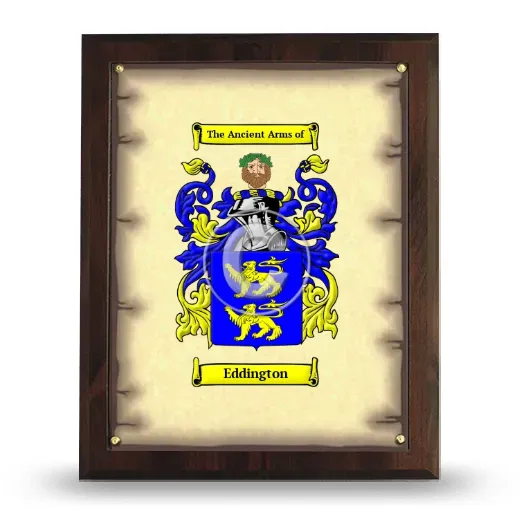 Eddington Coat of Arms Plaque