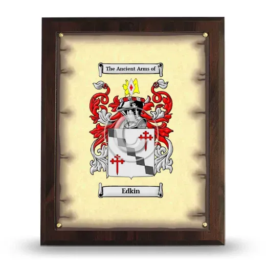 Edkin Coat of Arms Plaque