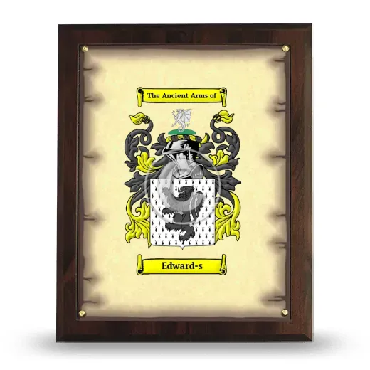 Edward-s Coat of Arms Plaque