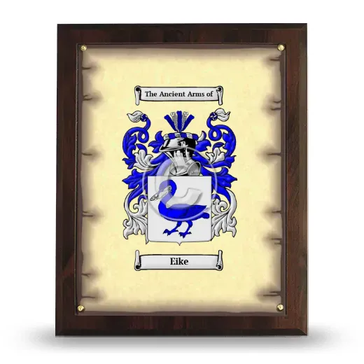 Eike Coat of Arms Plaque