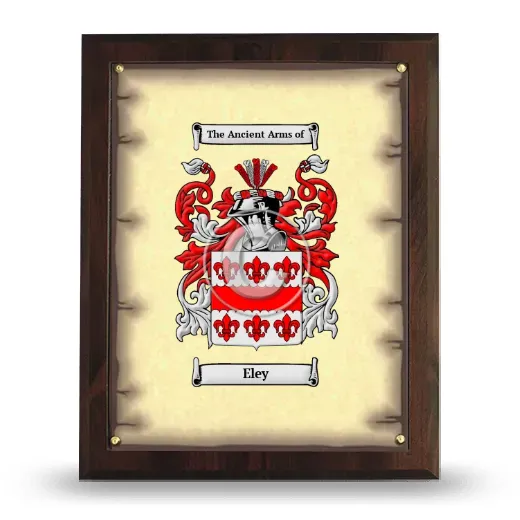 Eley Coat of Arms Plaque