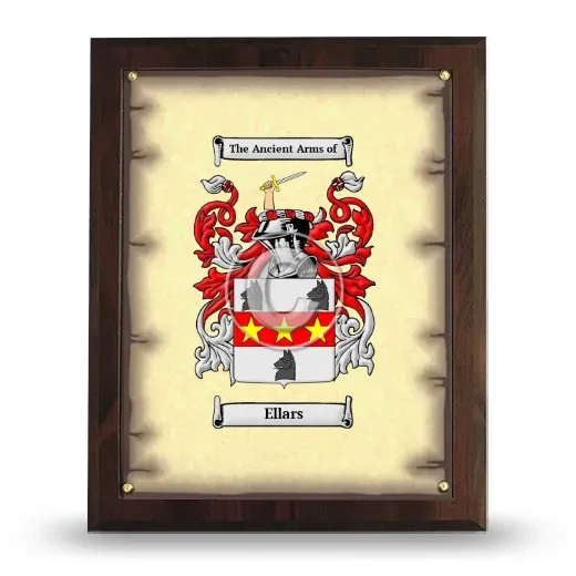 Ellars Coat of Arms Plaque