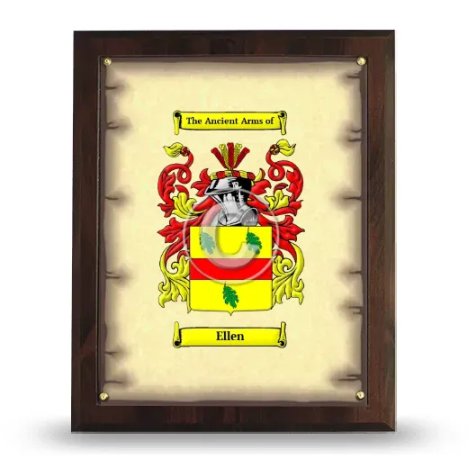 Ellen Coat of Arms Plaque