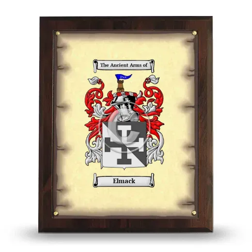 Elmack Coat of Arms Plaque