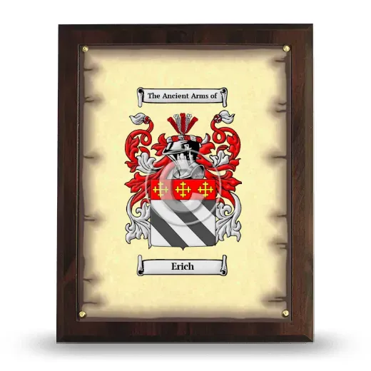 Erich Coat of Arms Plaque
