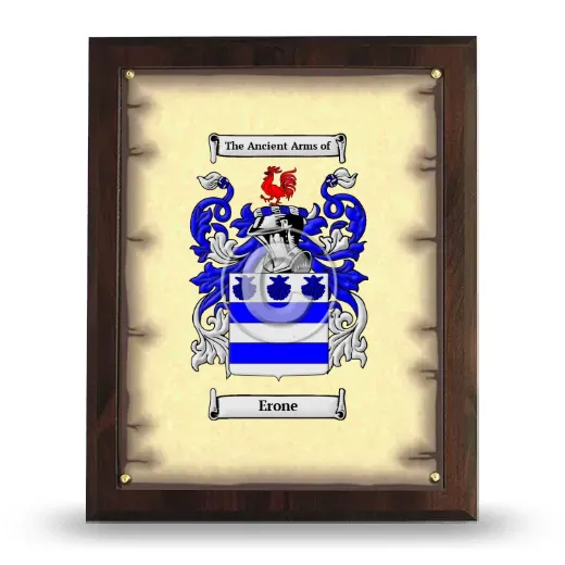 Erone Coat of Arms Plaque