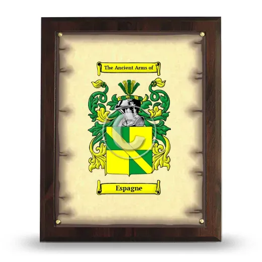 Espagne Coat of Arms Plaque