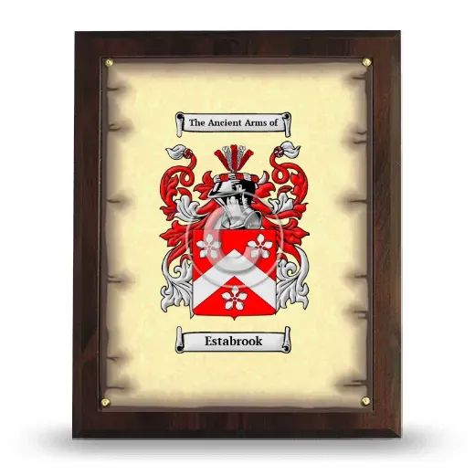 Estabrook Coat of Arms Plaque