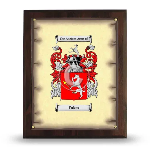 Falon Coat of Arms Plaque