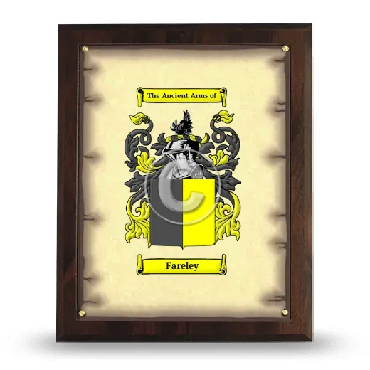 Fareley Coat of Arms Plaque