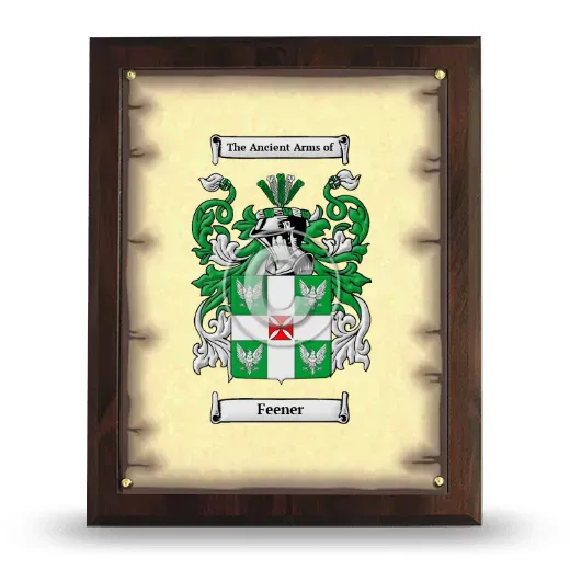 Feener Coat of Arms Plaque