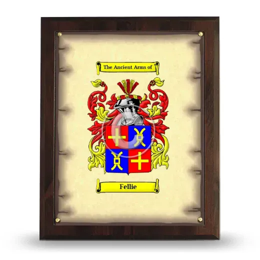 Fellie Coat of Arms Plaque
