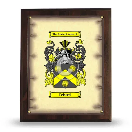 Felsted Coat of Arms Plaque