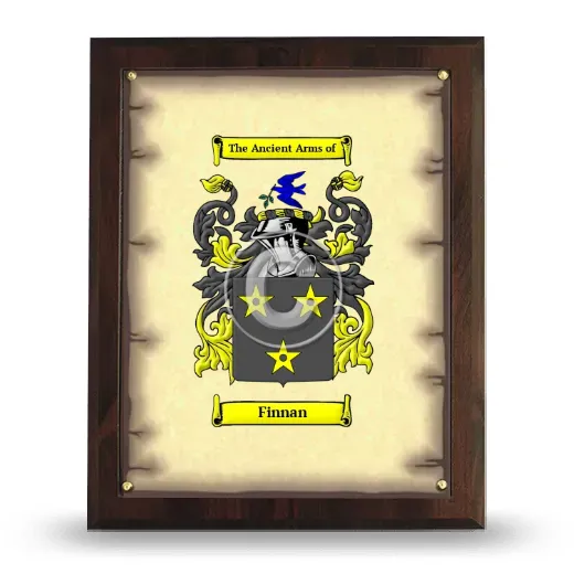 Finnan Coat of Arms Plaque