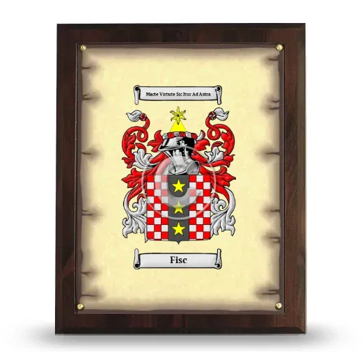 Fisc Coat of Arms Plaque