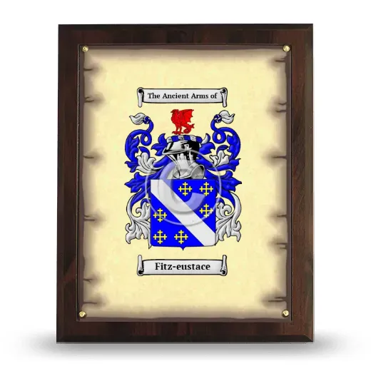 Fitz-eustace Coat of Arms Plaque
