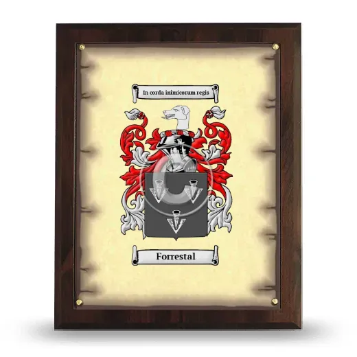 Forrestal Coat of Arms Plaque