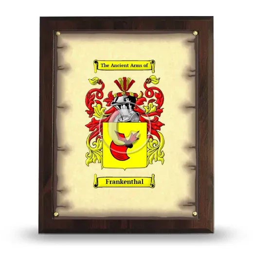 Frankenthal Coat of Arms Plaque
