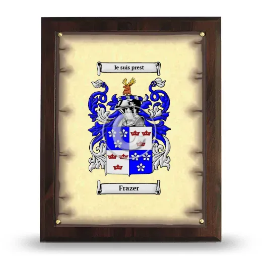 Frazer Coat of Arms Plaque