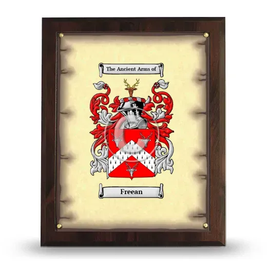 Freean Coat of Arms Plaque