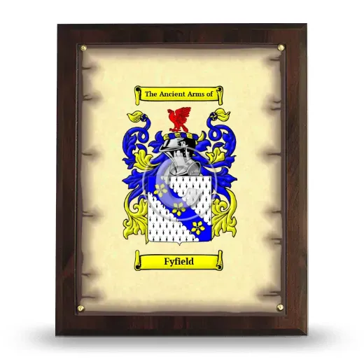 Fyfield Coat of Arms Plaque