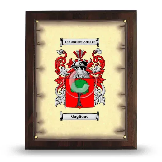 Gaglione Coat of Arms Plaque
