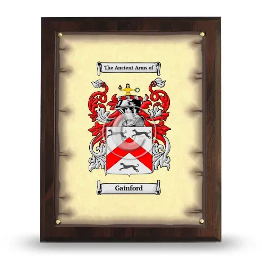 Gainford Coat of Arms Plaque