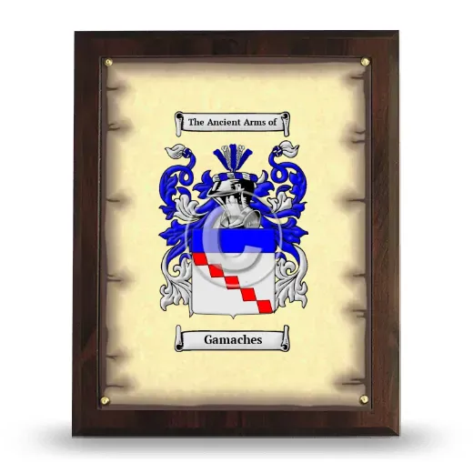 Gamaches Coat of Arms Plaque