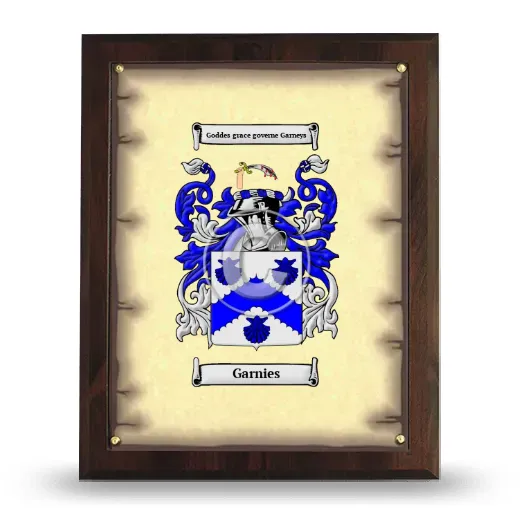 Garnies Coat of Arms Plaque