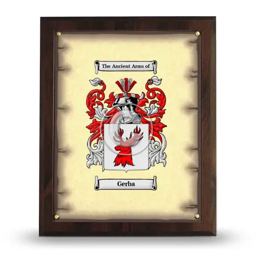 Gerba Coat of Arms Plaque