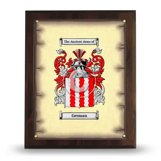 German Coat of Arms Plaque