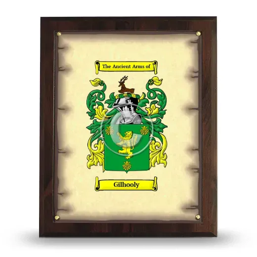 Gilhooly Coat of Arms Plaque