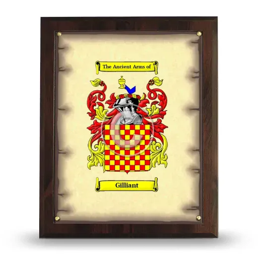 Gilliant Coat of Arms Plaque
