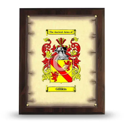 Gillikin Coat of Arms Plaque
