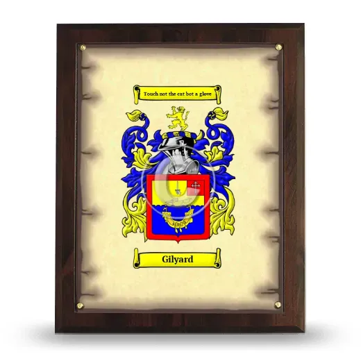 Gilyard Coat of Arms Plaque