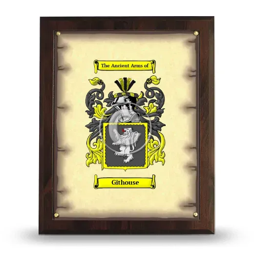 Githouse Coat of Arms Plaque