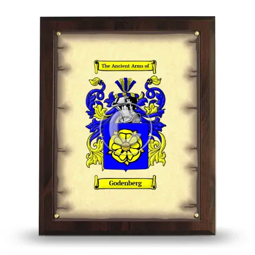 Godenberg Coat of Arms Plaque