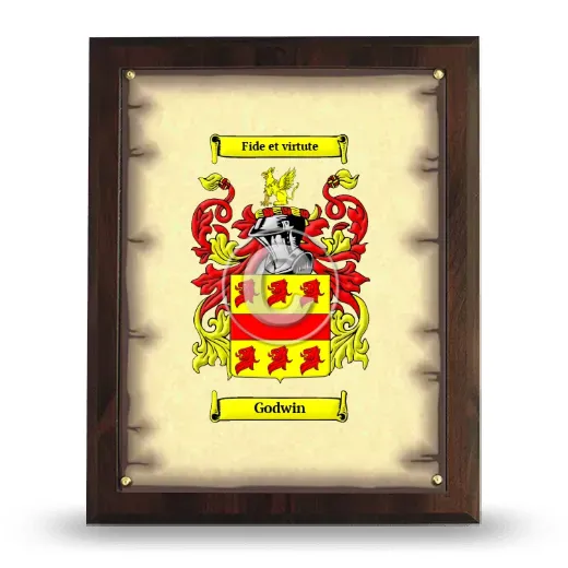 Godwin Coat of Arms Plaque