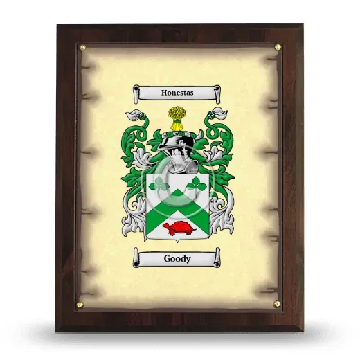 Goody Coat of Arms Plaque