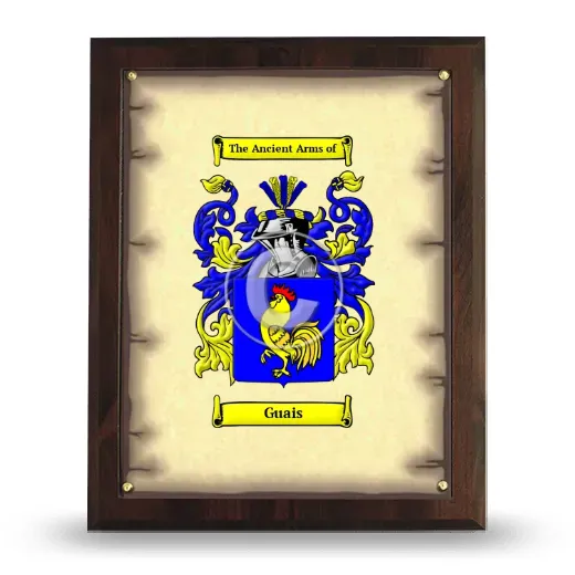 Guais Coat of Arms Plaque