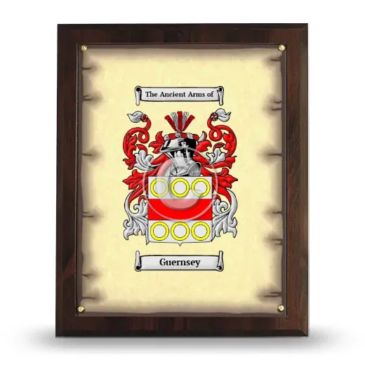 Guernsey Coat of Arms Plaque