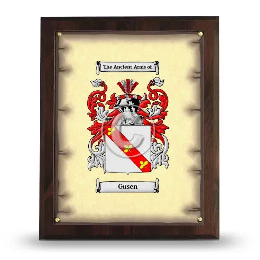 Gusen Coat of Arms Plaque