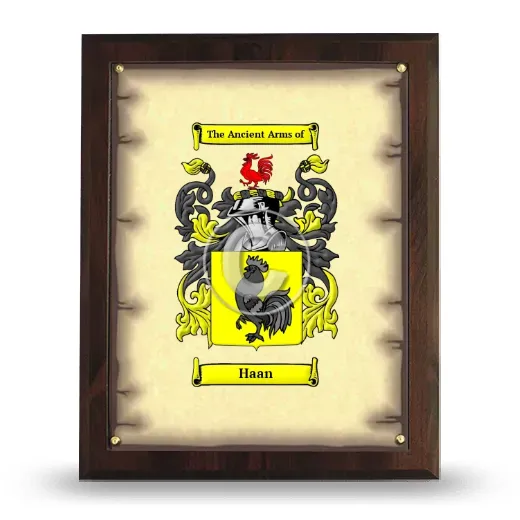 Haan Coat of Arms Plaque