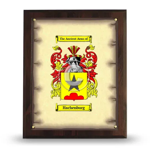 Hachenburg Coat of Arms Plaque
