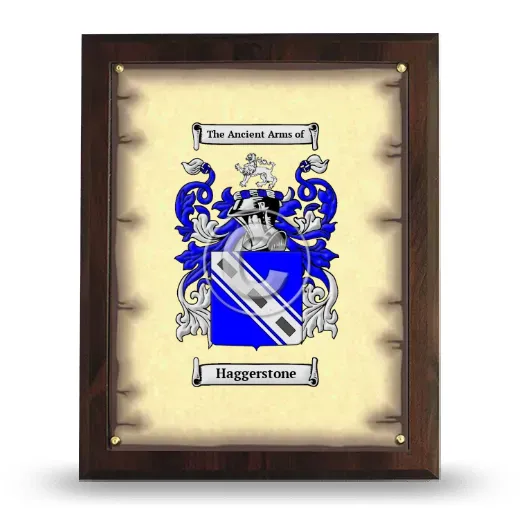 Haggerstone Coat of Arms Plaque