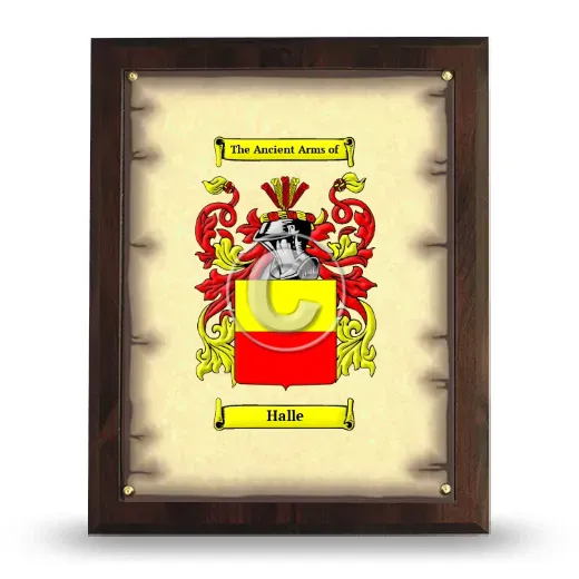 Halle Coat of Arms Plaque